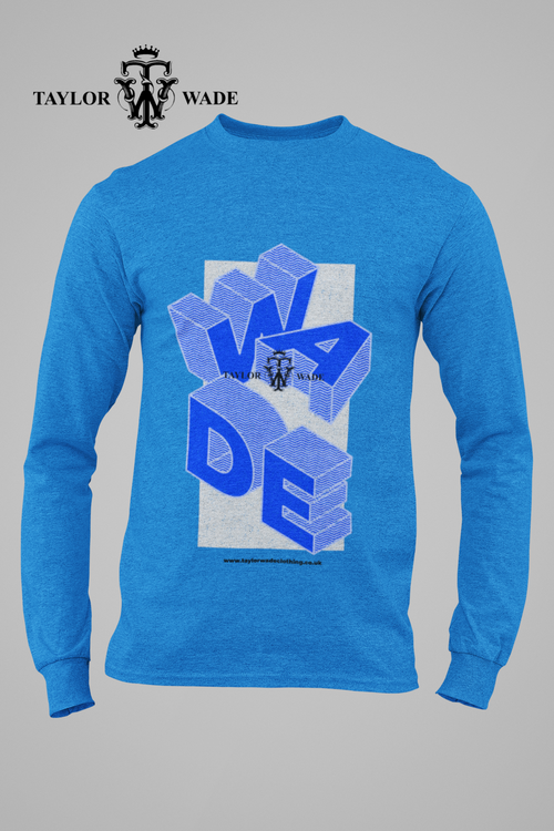 Boys 3D Print Blue Sweatshirt